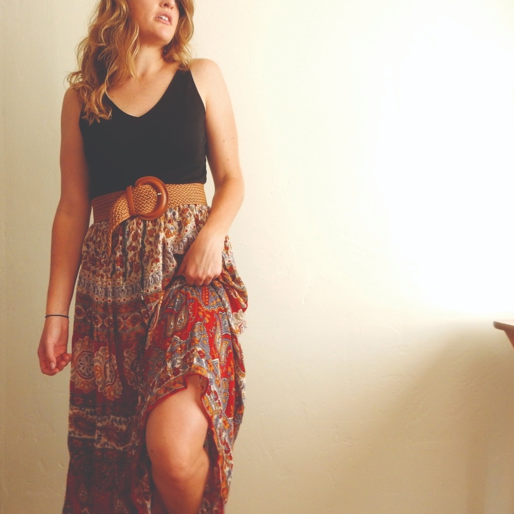 Boho Long Skirt